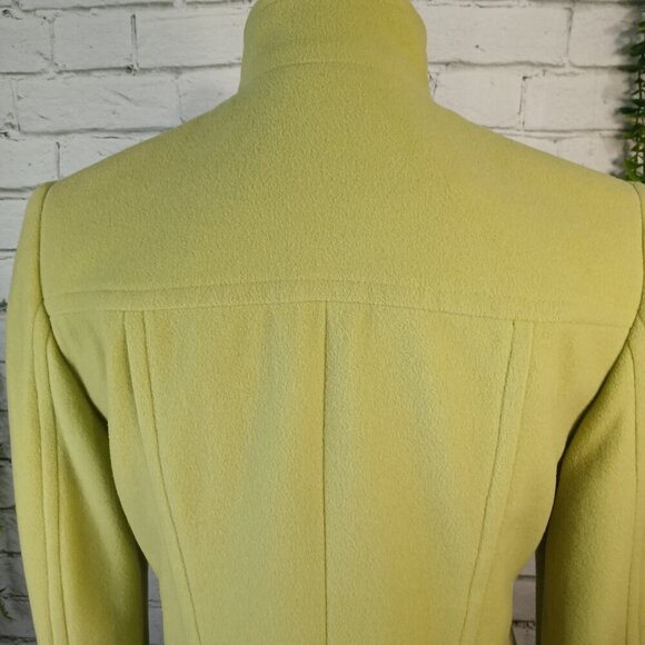 TRIBAL BRAND PISTACHIO GREEN WOOL\NYLON\CASHMERE BLEND COAT, SIZE 2,WOMENS - Picture 3 of 13